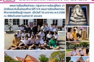 ศึกษาแหล่งเรียนรู้ภายนอก พิพิธภัณฑสถานแห่งชาติ พระนคร